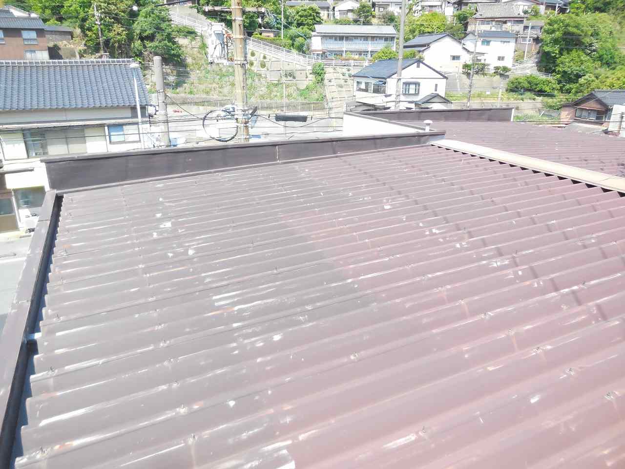 経年劣化した屋根